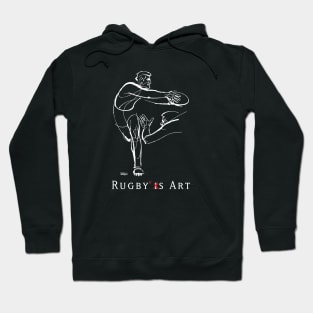 Rugby Pass White by PPereyra Hoodie